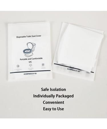 Disposable Toilet Seat Covers 50 Packs Non-Woven Individually Wrapped Clean Safe Skin-Friendly Convenient Soft Non-Slip Moisture-Resistant Suitable for Travel and Business Trips - Buy Online on GoSupps.com