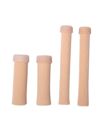 DOITOOL 2pcs Silicone Gel Silicone Toe Protector Toe Sleeve for Finger Cap Finger Mousturizing Cover Cuttable Toe Protector Toe Wound Sleeves Nursing Cover Finger Cot Adjustable