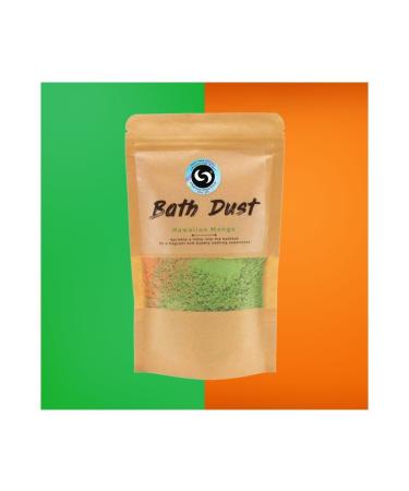 Hawaiian Mango' Magic Bubble Bath Dust. The Vibrant Relaxing Magical Luxury Powdered Bath Bomb Experience with Shea Butter 190g