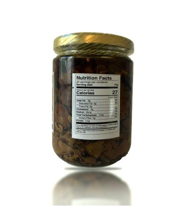 Gourmet Black Truffle Carpaccio - Thin Shaved Slices in Extra Virgin Olive Oil (12.8 Oz) - Buy Online on GoSupps.com