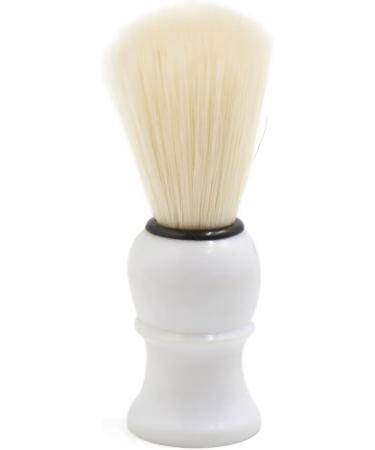 Ruilogod White Plastic Handle Beard & Mustache Brush - Portable Cleaning Tool for Men | International Shipping Available - Buy Online on GoSupps.com
