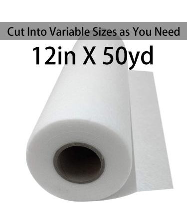 Seneme 1.5oz Water Soluble Embroidery Stabilizer Roll - 12 x 50yd - Backing & Topping for Machine and Hand Sewing - Buy Online on GoSupps.com