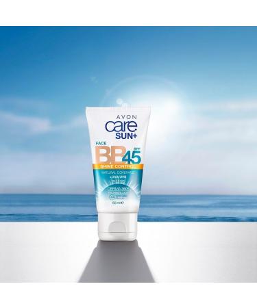 Avon Care Sun+ Shine Control SPF45 Natural Coverage +UVA/UVB BB Cream 50ml - Buy Online on GoSupps.com
