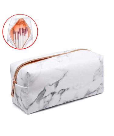 Cosmetics bag Marble-Make Up Bag make-up bag-make-up bags pocket cosmetic bags for handbags spring patch bags with zipper (1 PCs rose gold) 1 PCs rose gold