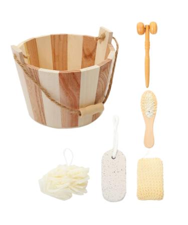 MAGICLULU 1 Set Body Exfoliating Scrubber Shower Tool Kit Reusable Bathing Tools Women Bathing Accessories Bathing Scrubber Body Cleaning Kit Body Scrubber Bathing Kit for Women Shower Ball