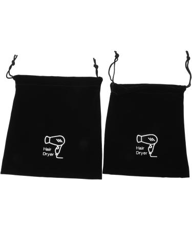 FOMIYES 6 Pcs Storage Bag Travel Hair Dryer Home Tools Hair Dryer Storage Travel Bag Bracket - Blackx3pcs 26x23cmx3pcs - Buy Online on GoSupps.com