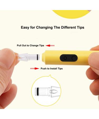 AGGICE Lemon Yellow Ear Wax Picker | Ear Wax Removal Kit for Adults & Kids - Buy Online on GoSupps.com