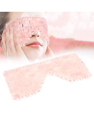 Verdant Touch Cold Therapy Eye Mask - Jade & Rose Quartz Eye Treatment for Relaxation & Revitalization | International Shipping Available - Buy Online on GoSupps.com