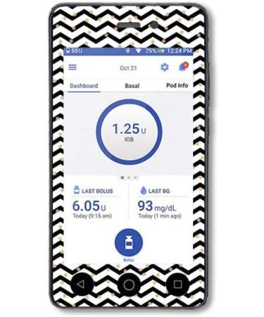 Diasticker | Golden Dots Omnipod Dash Sticker & Decal - Perfect for Your Insulin Pump - Buy Online on GoSupps.com