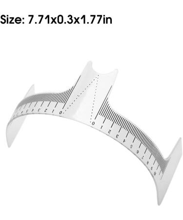 IOIUSKKU Eyebrow Ruler Eyebrow Stamping Kit Flexible Rulers EyeBrow Microblading Supplies Tattoo Nose Bridge Stencils - Buy Online on GoSupps.com