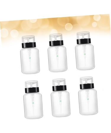  Beavorty Beavorty Pressure Pump Bottle Remover Set of 6 200ml Plastic Bottles with Lockable Caps for Liquid Storage - Buy Online on GoSupps.com