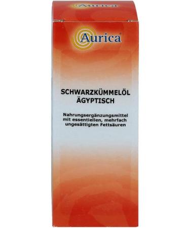 Black Cumin Oil Aurica 100 ml - Pure Cold Pressed Organic & Natural | International Shipping Available - Buy Online on GoSupps.com