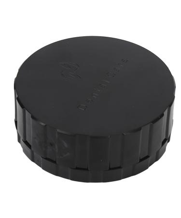 Storage box for the processing of prosthesis veins black reusable round storage box for veneers and prostheses with replacement pads