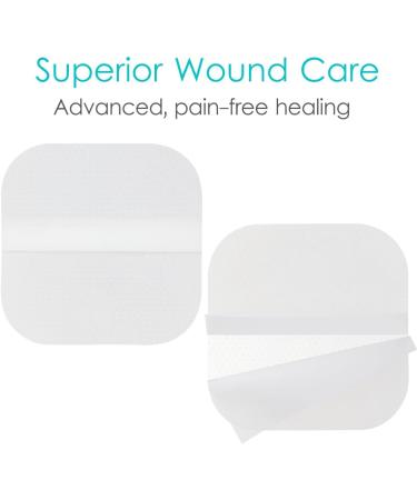 Adaptic Non-Adhering Wound Dressing Pads - 4x4 Inch Silicone Bandages for Skin Tears Pressure Sores & Ulcers (Pack of 10) - International Shipping Available - Buy Online on GoSupps.com
