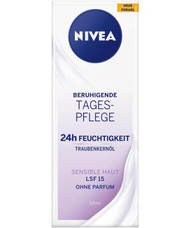 Beiersdorf Nivea Soothing Day Cream for Sensitive Skin 50ml Day Care - Buy Online on GoSupps.com