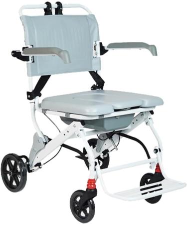 Wheelchair For Outdoor Ultralight Transport Wheelchair Aluminium Alloy Wheelchair With Adjustable Pedal And Handbrake Manual Wheel Chair