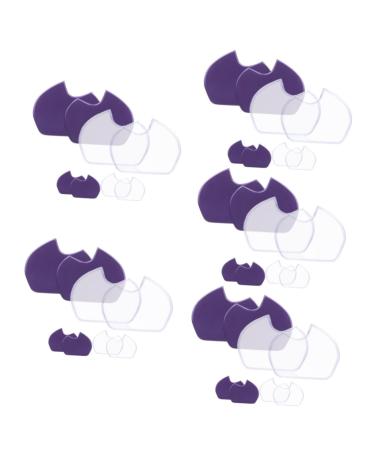 NOLITOY 20 Pairs Half Size Pad Foot Pads Shoe Toe Filler Forefoot Insoles Foot Protection Insoles Forefoot Pads Women Comfort Heels Forefoot Gel Pad Girl Child High Heel Half Pad