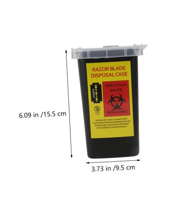 FOMIYES 10-Pack Razor Blade Storage Box | Safe & Secure Waste Container for Sharp Blades | Durable Recycling Solution - Buy Online on GoSupps.com