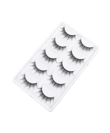 minkissy 80 Pairs Dense Eyelash Banana Hair Claw Clips Pink Baby Headbands Newborn Metal Hairpin Stick Natural False Lashes Fake Eyelash Fake Lashes Cross 3d Eyelashes