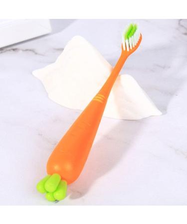 Beaupretty 6pcs Cartoon Carrot Toothbrush Set for Babies - Soft Bristle Training Brushes for Oral Care & Travel - Buy Online on GoSupps.com