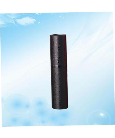 Angoily Travel Small Spray Bottle - 10.3cm Glass Container | Black | Perfect for Travel & Skincare - Buy Online on GoSupps.com