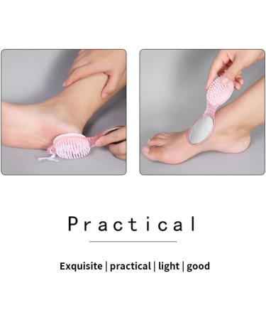 4-en-1 Professionnel Pieds Soins des Pieds dissolvant de Peau Morte Pierre Brosse Talons Outils de meulage Manuel p dicure exfoliant purateur Ensemble de Quatre Couleurs - Buy Online on GoSupps.com