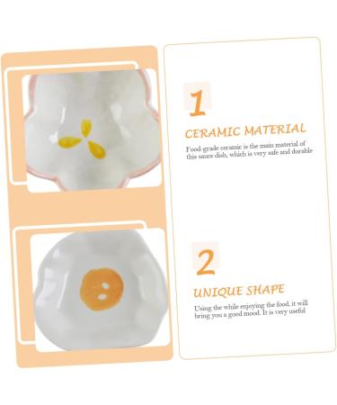 MAGICLULU 4 Pcs Ceramic Saucer Mini Small Tools Ceramics re-usable 10X10X4CMx2pcs Assorted Colorx2pcs - Buy Online on GoSupps.com