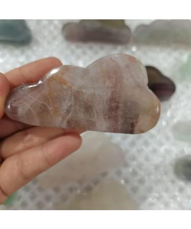 Home Decoration 1PC Natural Colorful Fluorite Cloud Hand Carved Palm Stone ReikiDecor Natural Quartz Crystals Stones ERTEYIN - Buy Online on GoSupps.com