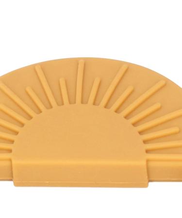 Silicone Baby Teether with Handle - Semicircular Sun Design for Soothing Teething - International Shipping Available - Buy Online on GoSupps.com