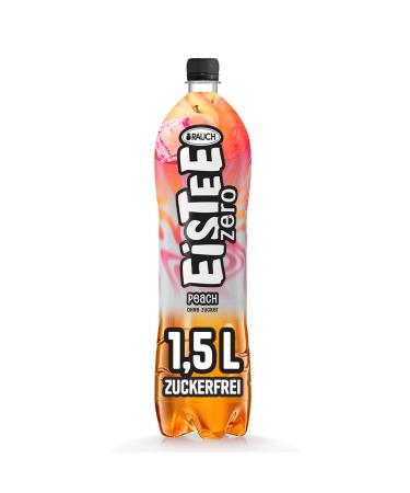 Buy Smoke etee Zero Peach - Sugar-Free Black Tea & Rose Hip Drink | 6x 1.5L PET Bottles | Refreshing Peach Flavor - Buy Online on GoSupps.com