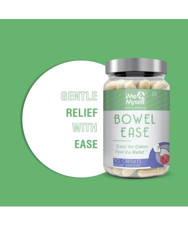 iMeMyself Bowel Ease 30 Plant-Based Capsules | Gentle Bowel Support with Herbal Extracts & Vitamins - Buy Online on GoSupps.com
