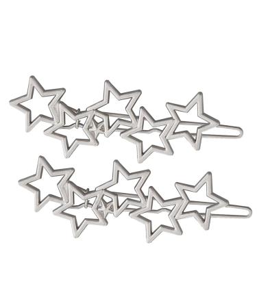 Set of 2 silver hair clips star hair clip hair accessories hair clip hair clips hair pin clips clamp for women