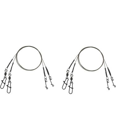 Jenzi Super Soft Steel Leader Set - 4 Pieces 7x7 Knotless Connector 6-20 kg 50 cm + Free Petri Heil! Sticker - International Shipping Available - Buy Online on GoSupps.com