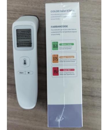 Buy Fieberhermometer Contactless Thermometer - Digital Infrared for Babies & Adults | Fever Alarm & 35 Memory Recall | Accurate LCD Display - Buy Online on GoSupps.com