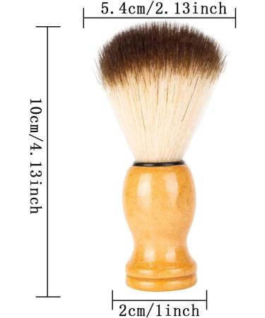 2 PCS Handcrafted Horsehair Bristle Shaving Brush Set for Men - Buy Online on GoSupps.com