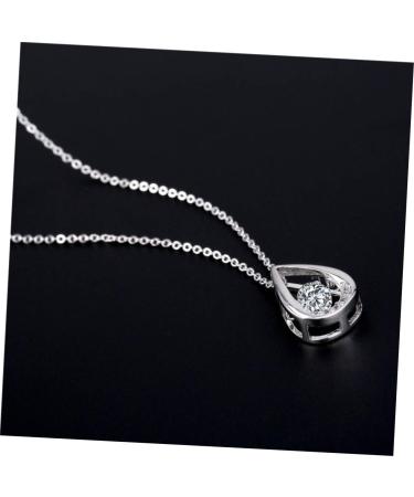PRETYZOOM 1pc Neck Pendant Drop Necklace Fashion Necklaces for Women Clavicle Chain Miss Sweater Chain Zircon - Buy Online on GoSupps.com