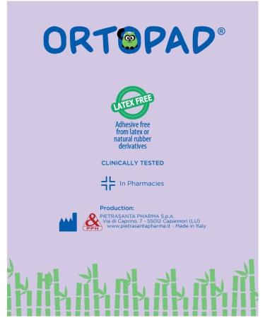 Ortopad Soft Bamboo Girls Eye Patches | 50/Box - Medium Size (2-4 yrs) with Textured Accents - International Shipping Available - Buy Online on GoSupps.com