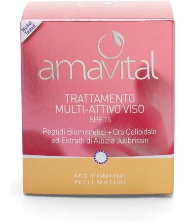  Oficine Cleman Amavital Age Comfort Multiactive Treatment Face Cream Spf 15 50 ml - Mature Skin - Buy Online on GoSupps.com