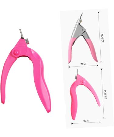 FOMIYES Toenail Trimmer 2pcs Pedicure Tools Manicure Tools Nail Tips Nail Care Tools ingrown toenail Tool Pedicure Clip Stainless Steel Nail Tip Trimmer U Shape Nail Clipper Slicer Gel - Buy Online on GoSupps.com