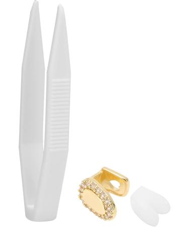 Shining Gold Hip Hop False Tooth Decoration for Halloween & Festivals | Unique Teeth Bling for Men & Women - Buy Online on GoSupps.com