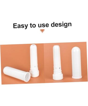 Lurrose 45 Pcs Snorkel Accessories Perfume Container Essential Oils | Empty Inhaler Stick for Aromatherapy | Nasal Inhaler Tube x3pcs Included - Buy Online on GoSupps.com
