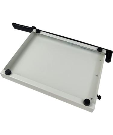 Hamnor Office Heavy Duty Munal A4 Paper Trimmer White Paper Cutter Machine for Craft Photo 12" Paper Cutter White A4-12x14" - Buy Online on GoSupps.com