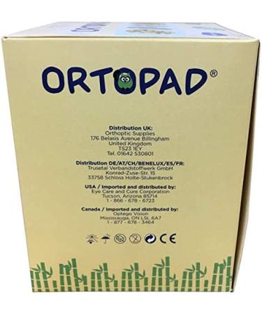 Ortopad Soft Bamboo Boys Eye Patches 50/Box - Regular Size 4+ yrs - Textured Accents - Buy Online on GoSupps.com
