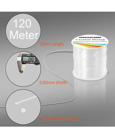 Paxcoo 0.8mm Elastic Bracelet String for Jewelry Making - 120m - Buy Online on GoSupps.com