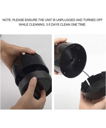 LXX Mosquito Killer Lamp Portable Compact Easy to Clean Mosquito Lamp Bionic Physically Mosquito Killer for Home Bedrooms Kitchens Outdoor Garden a/Black/S S Black - Buy Online on GoSupps.com