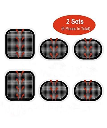 Novatech Electrode Pads Electrodes Compatible for Slendertone Series Replacement Electrodes for All Abdominal Trainers