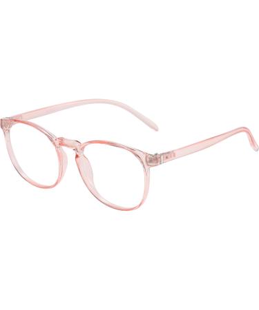 Przene Blue Light Blocking Glasses - Retro Round Computer Glasses for Women & Men - Stylish Pink Design - Buy Online on GoSupps.com