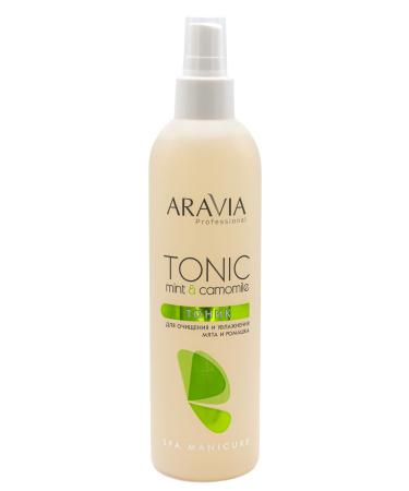 ARAVIA Toner for cleansing and moisturizing the skin (mint and chamomile) 300 ml 10.1 Fl Oz