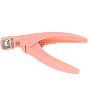 Nail Tip Clipper U Shaped Slices Scissors for DIY Manicure One Line Scissors Tool Cut French Style Acrylic Nail Tools (Pink) - Buy Online on GoSupps.com