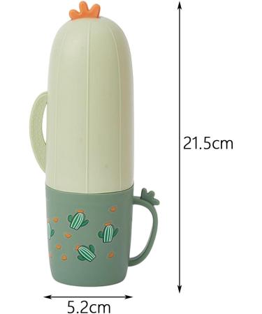 Milageto 5x Travel Toothbrush Mug & Portable Toothpaste Holder - Cartoon Raccoon Towel Storage Box & Bathroom Organizer - Buy Online on GoSupps.com